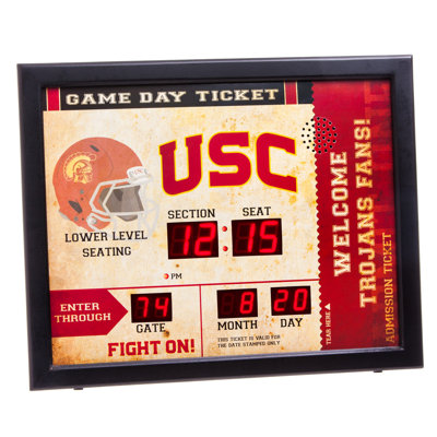 NCAA Digital Wall Clock