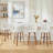 Counter Height Swivel Bar Stools With Water-Resistant Upholstered Seat Wide Backrest And Wooden Legs (Set of 4)-288038015-288038008