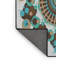 Laine tissée à la main et polyester turquoise/gris/noir Tapis décoratif-311902786