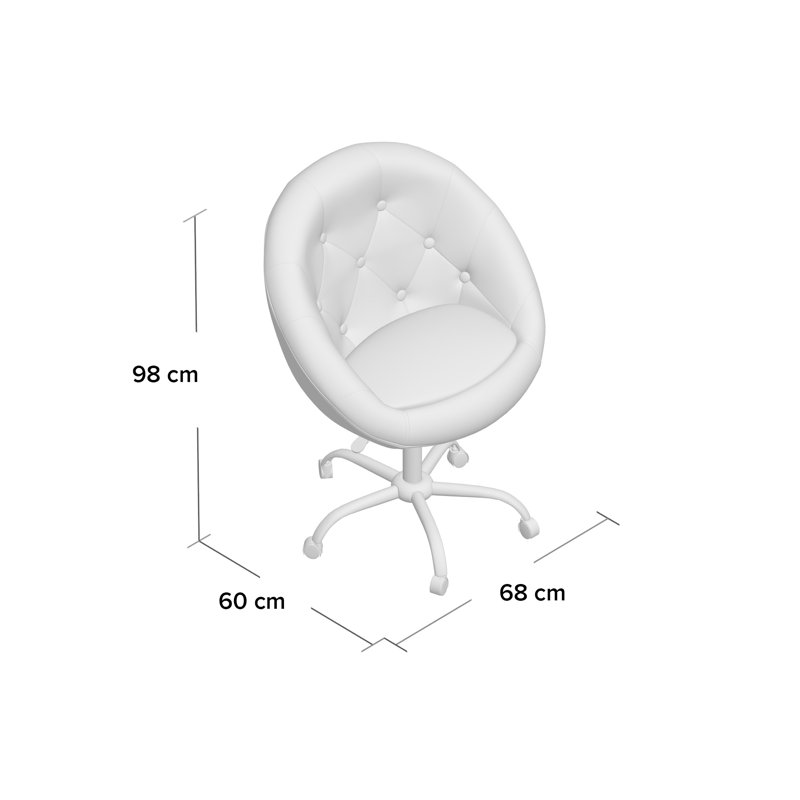 Latisha Office Chair, Black