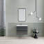 Meuble-lavabo flottant moderne simple Alcester Ivy Bronx-1100120576