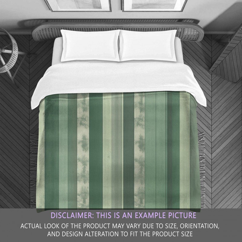 Vertical Striped Bedding, King Comforter