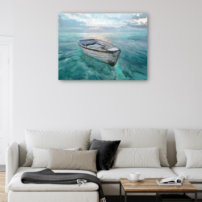 «Tranquil Sea» par Studio Arts, reproduction d'art sur toile, L 14 po x H 11 po
