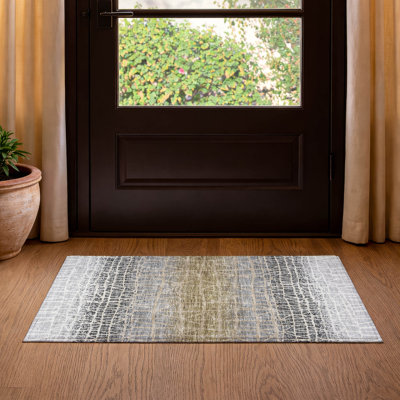 Premium Machine Washable Mayfield AMF2404 Abstract Rug
