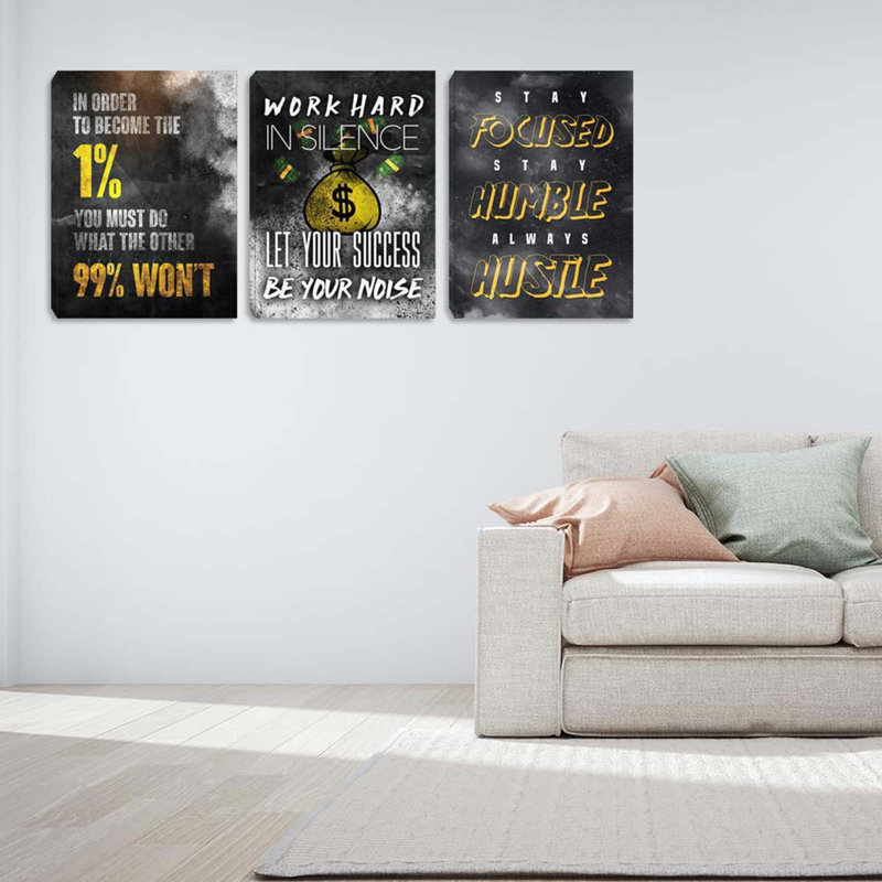 3 Piece Wrapped Canvas Print