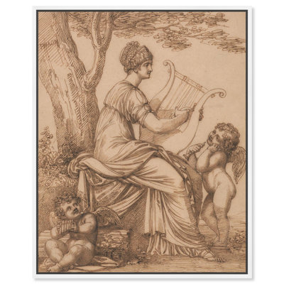 Figuratif vintage Maria Hadfield sur toile Cosway par Art Remedy