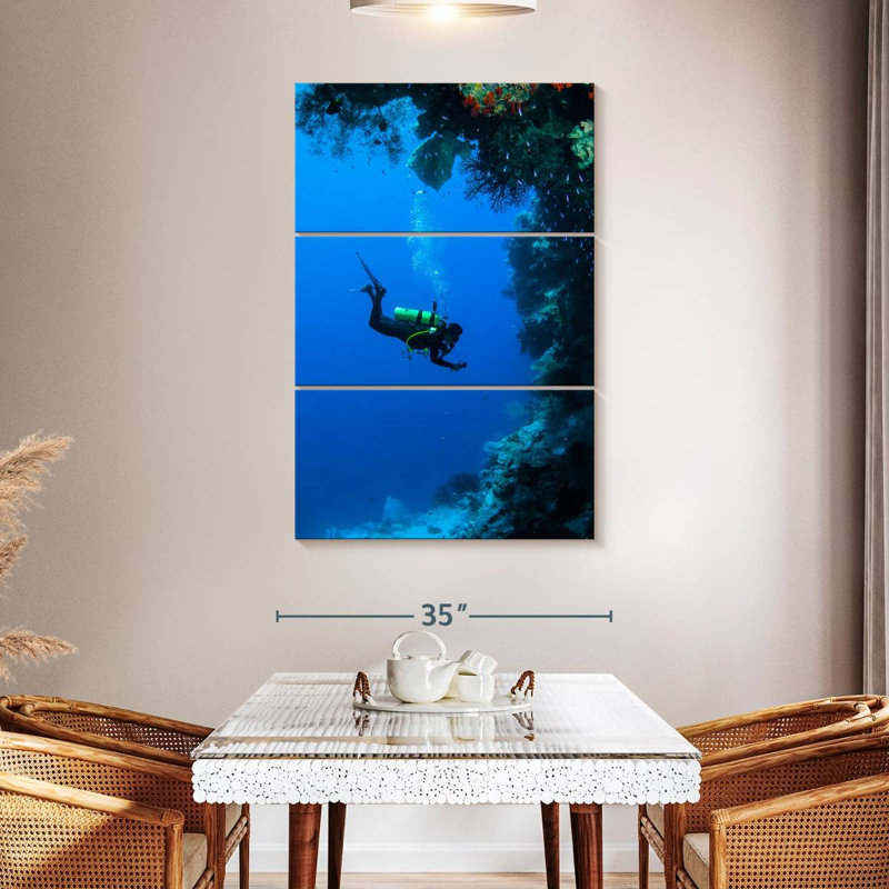 Sireci Indonesia Underwater Diving, 50" H x 32" W