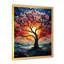 Baobab africain aux couleurs de l'arc-en-ciel - Art mural sur toile, arbre baobab-97170049-97170048