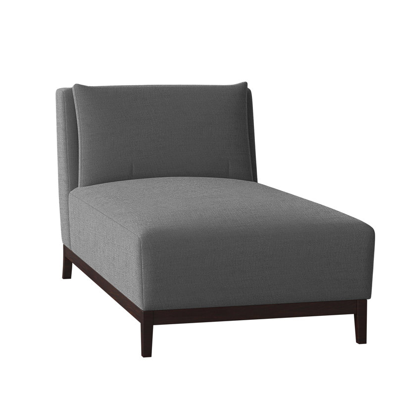 Barton Chaise Lounge, Black Walnut, Emily Slate