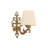 Elegant Wall Lamp with Metal Body, Cream & Gold Finish, 9.8 x 3.9 x 10.2 inches | E27 Socket, Max 40W (Bulb Not Included) | Stylish Lighting for Living Room, Bedroom & Hallway, IP20 Rated for Indoor Use-604836891