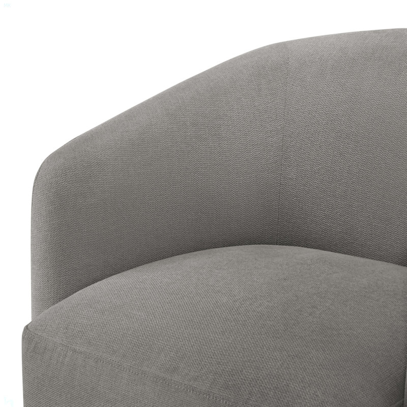 Fauteuil demi-tonneau Modern, Gris
