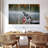 Husky On Lake Dock-107991080