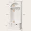Arbre d'entrée avec banc et rangement pour chaussures Farmhouse, blanc, l 32,7 po x H 76,8 po