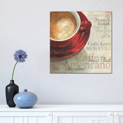 Latte 1 Piece Wrapped Canvas Wall Art