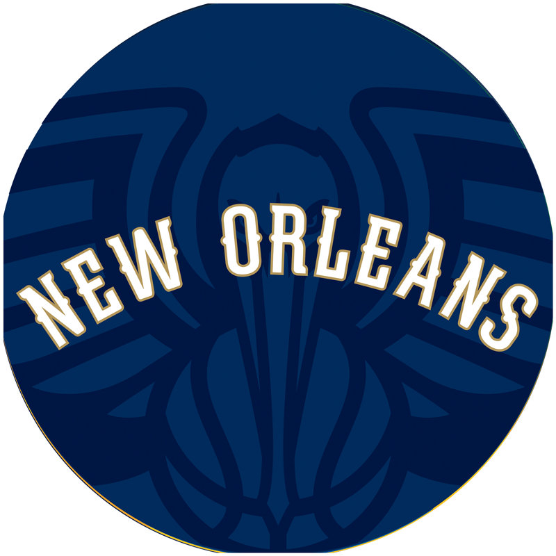 Tabouret de bar rotatif NBA Fade, Pelicans de la Nouvelle-Orléans, Noir