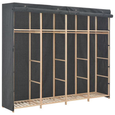 2 Door Solid Wood Wardrobe
