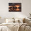 «Cowboy Riding Horse In Desert Landscape With Reflection», art mural sur toile-1297979232