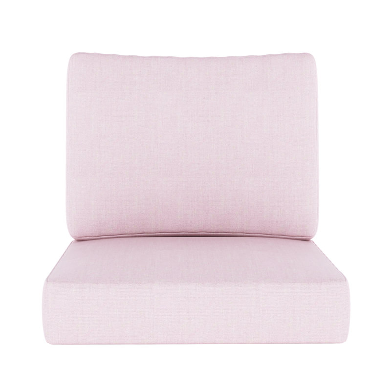 Lani Sunbrella® 24" Outdoor Lounge Chair Seat/Back Cushion, Sunbrella® Play Cameo