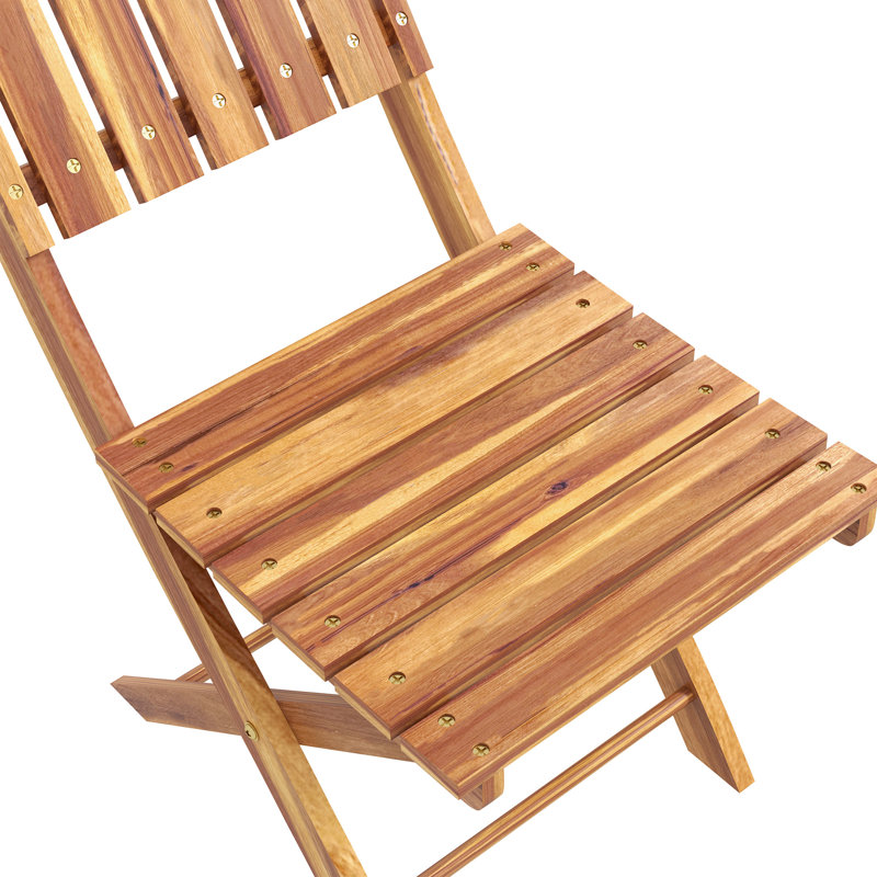 3-Piece Acacia Wood Bistro Set