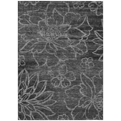Machine Washable Indoor/Outdoor Chantille ACN2789 Floral Rug