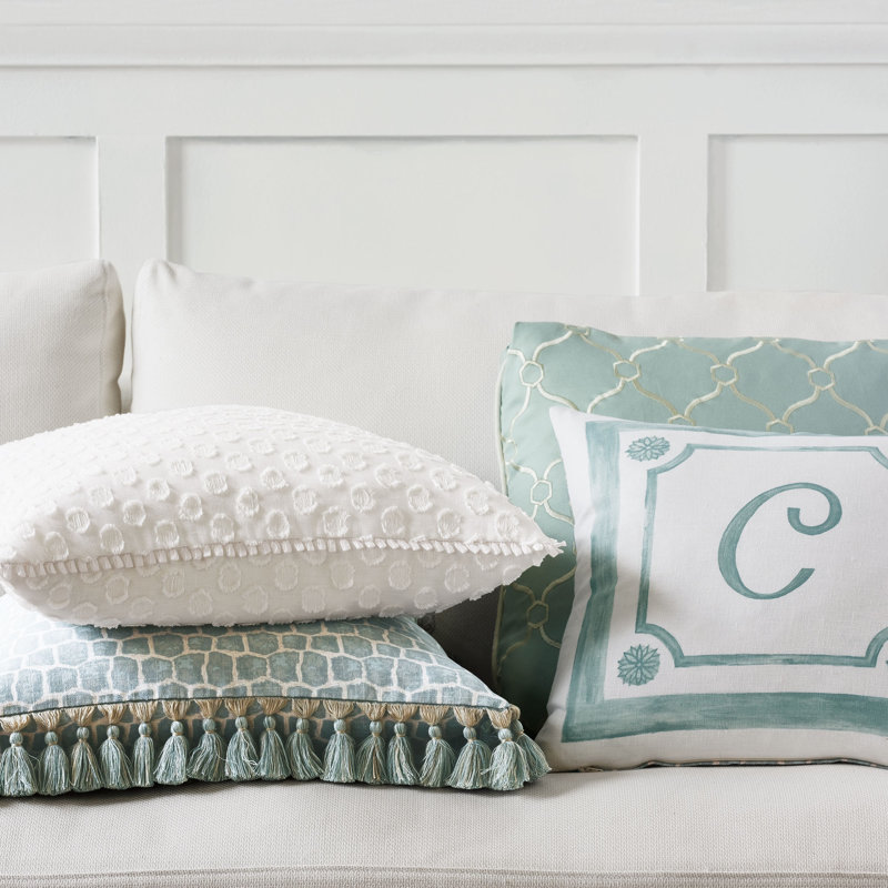 Monogram Square Pillow Cover & Insert