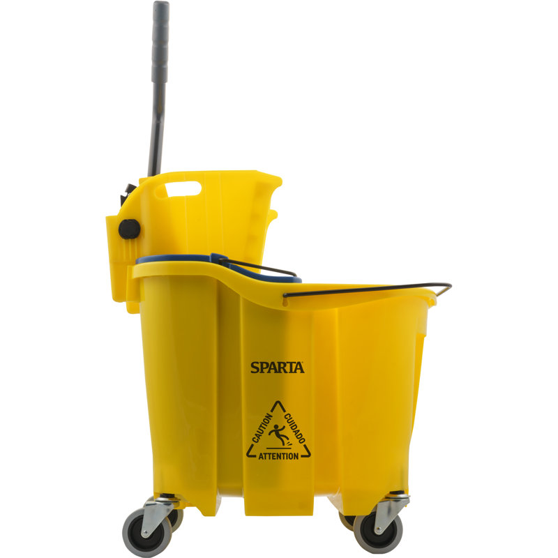 Combo seau à vadrouille 35 qt OmniFit, Jaune