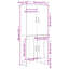 Muftah Highboard 69.5x34x180 cm Engineered Wood-1859174959