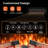 36"Electric Fireplace Insert,Four 3D Color with Log and Flame, Adjustable Flame Speed-1518777610