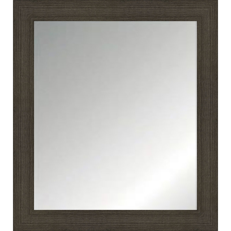Miroir de salle de bain Oakwood, 30 po x 26 po, gris