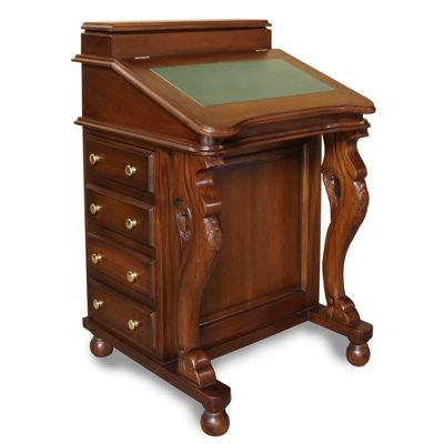 Solid Wood Secretary Desk