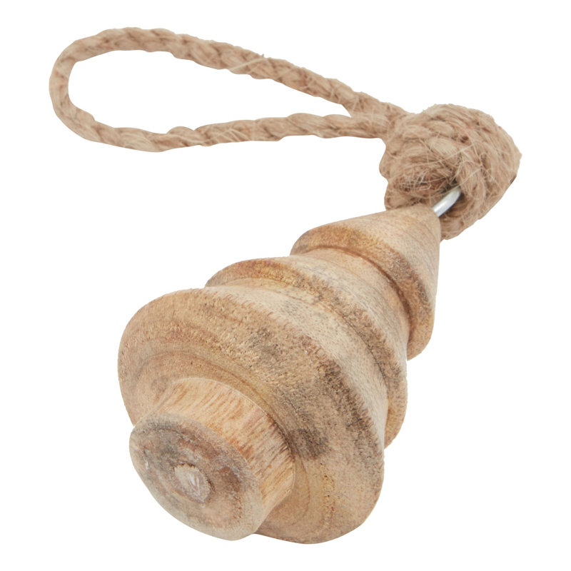 6cm Handmade Tree Wood Christmas Hanging Figurine Ornament
