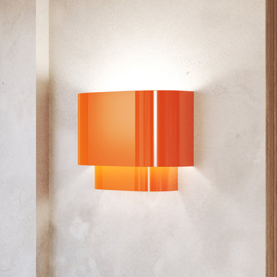 Applique murale 1 lumière ADA en nickel brossé avec abat-jour en métal nickel brossé avec intérieur blanc brillant