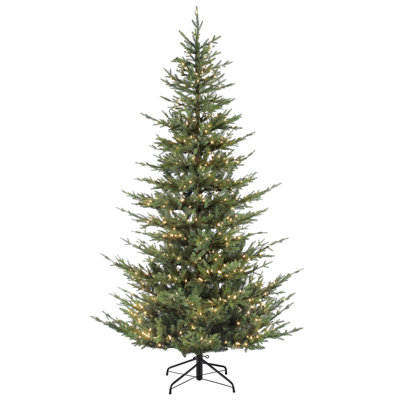 Lighted Artificial Fir Christmas Tree