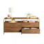 Buffet en bois doré à 4 tiroirs pour le salon / salle à manger