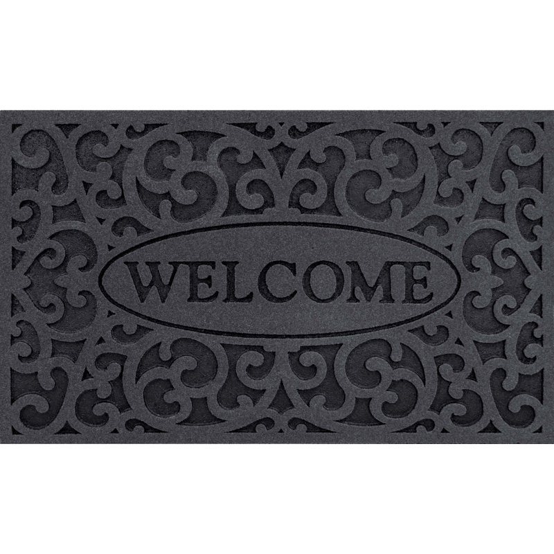 Merri Non-Slip Outdoor Doormat, Granite