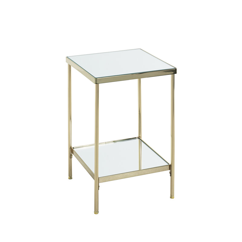 Kernberry End Table, Brass -plated