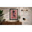 Study in Rose Botanical - Framed Print-740013371-740013360