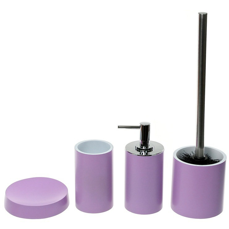 Parkgate Bathroom Accessory Set, Purple
