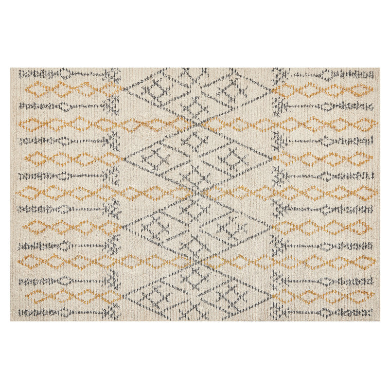 Mamadou Rectangle Geometric Hand Woven Area Rug, Rectangle 140 x 200cm