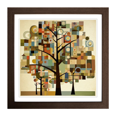Tree Constructivism No.2 - Framed Print