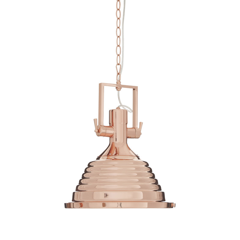 Addison 1 - Light Cone Pendant, Copper