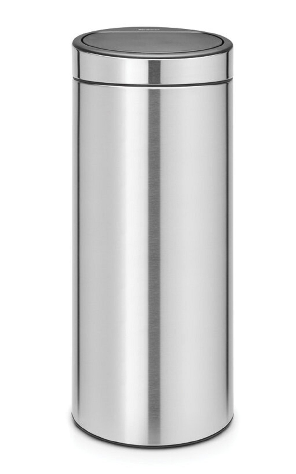 Brabantia 8gal Touch Top Trash Can, Matte Steel Fingerprint Proof
