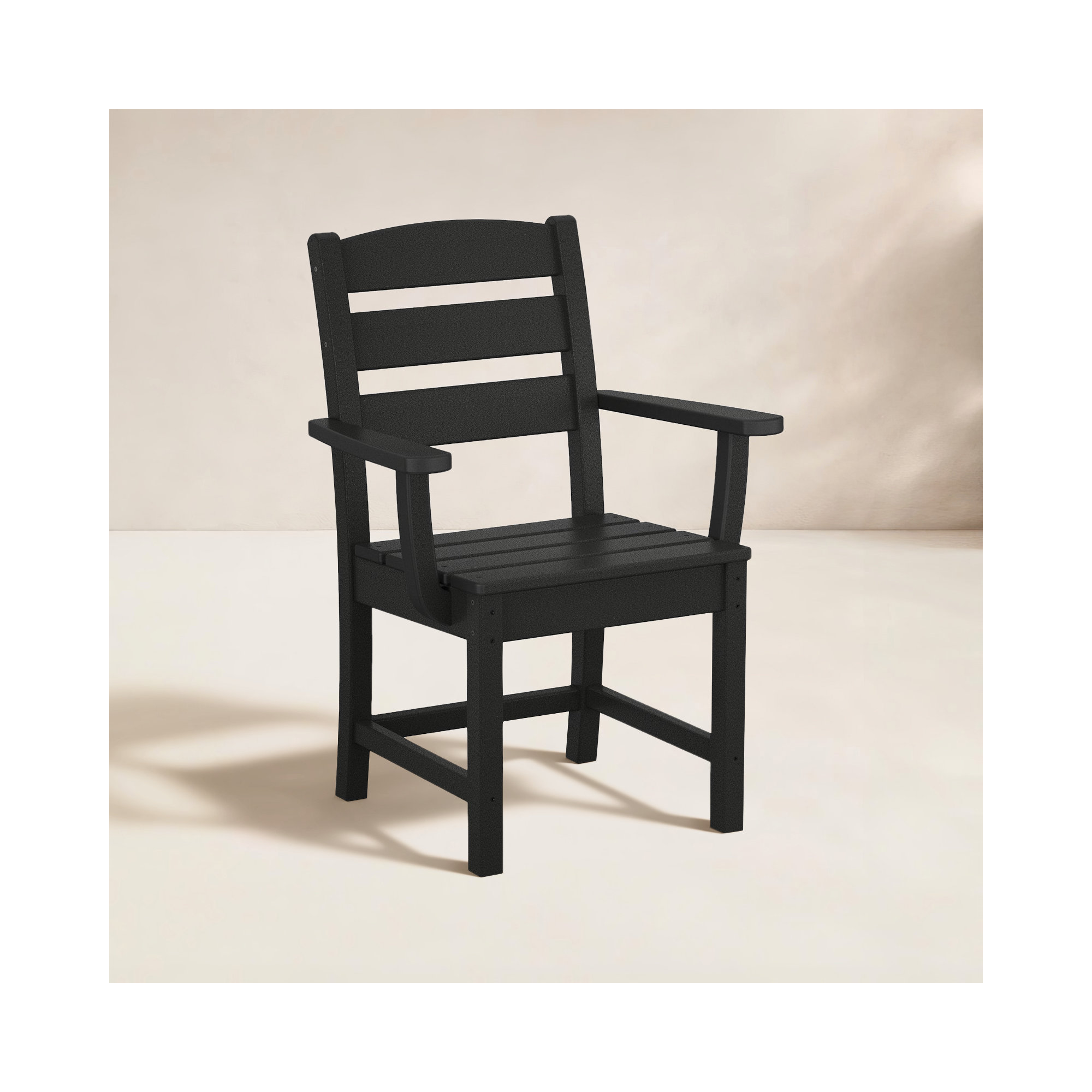 Lakeside Dining Arm Chair, Black