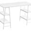 Bureau d'ordinateur, bureau personnel, ordinateur portable, tablettes de rangement, L 48 po, travail, stratifié, métal, contemporain, moderne-113041485-113041480