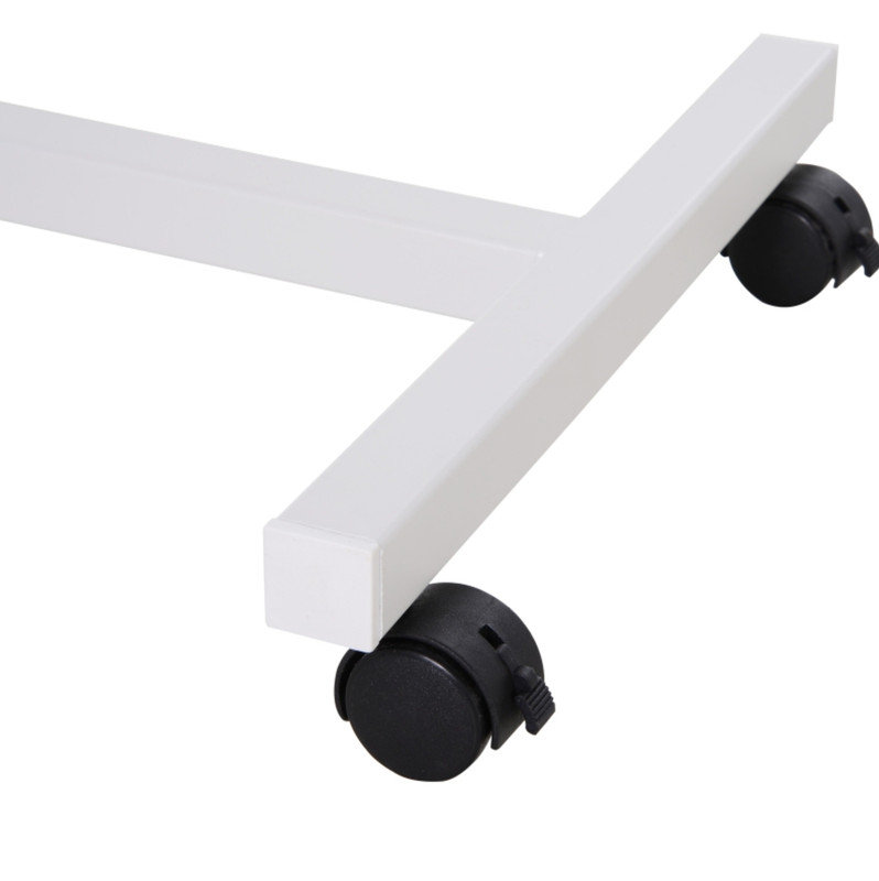 C Table and Wheel Side Table