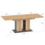 Table de salle à manger extensible moderne avec tablettes de rangement Fidel-145782515
