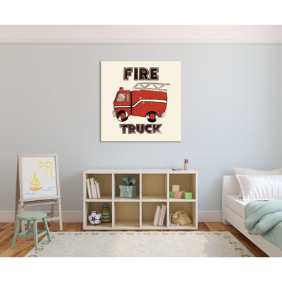 «Fire Truck», toile tendue par Jace Gray