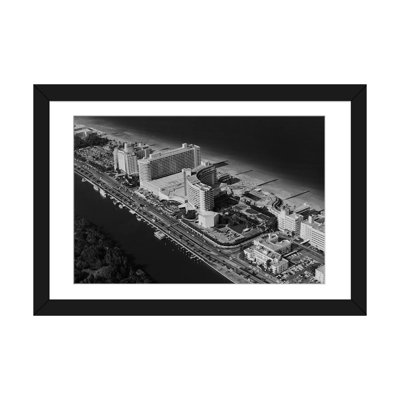 " 1950s-1960s Aerial View Fontainebleau Hotel Miami Beach Florida USA " by Vintage Images