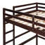 Lit mezzanine simple avec bureau, tableau d'écriture et armoire, parfait pour un espace compact et multifonctionnel-809053775-809053773