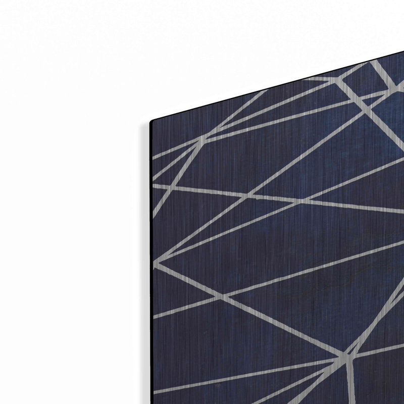 «Indigo Motif V» par Grace Popp, H 36 po x l 24 po
